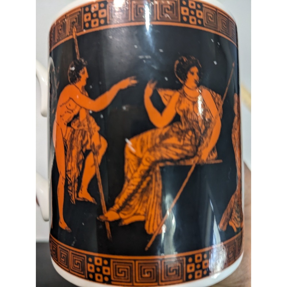 British Museum London Greek Vase Mug Hercules Garden Hesperides Bone China Cup - Picture 10 of 11